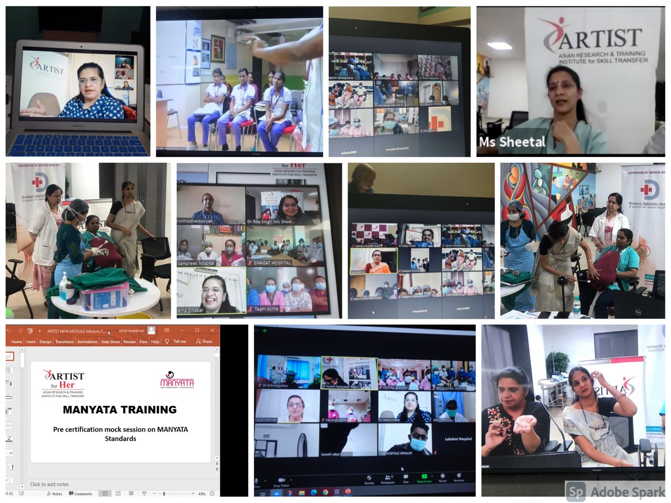 Digital Health Training in Pandemic Times