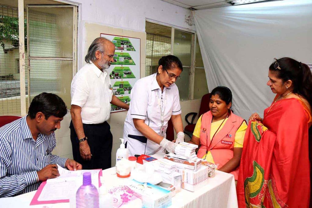 Health Camp at Aditya Birla Fashion Retail Ltd Bengaluru - 06.07.17